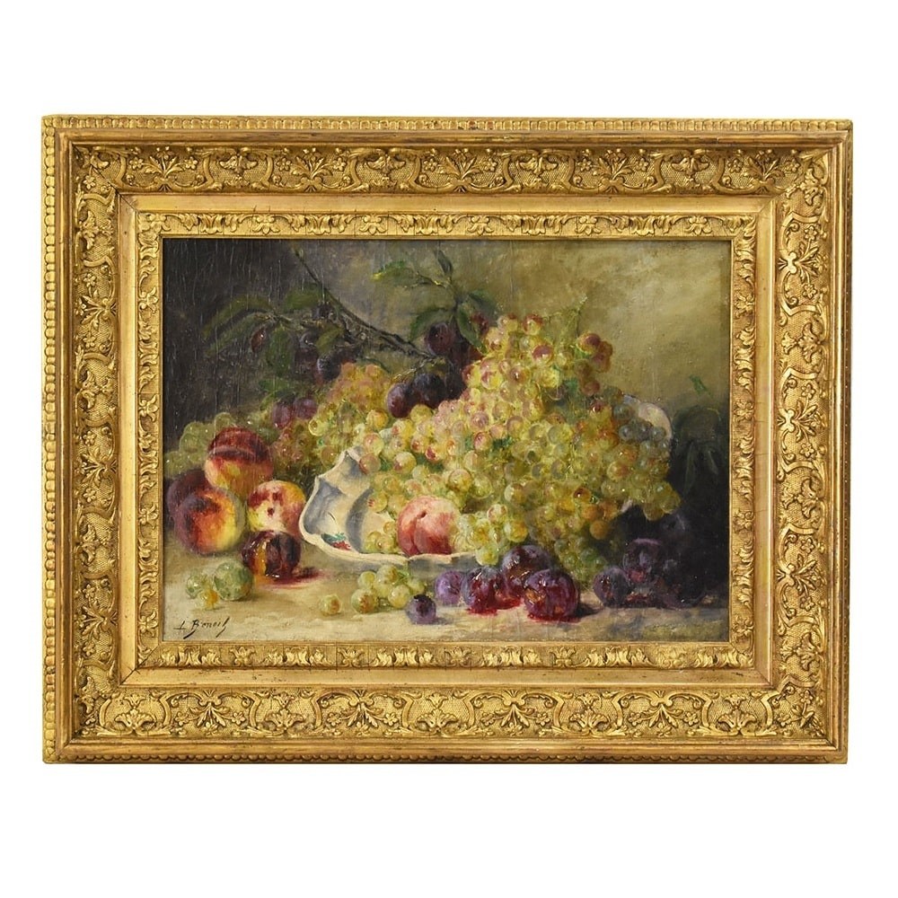 QNM616 1 antique oil paintings still life art XIX century.jpg